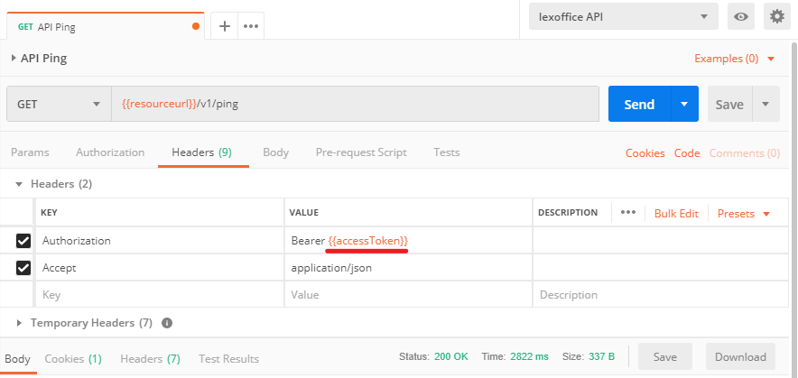 Postman Bearer Auth Header